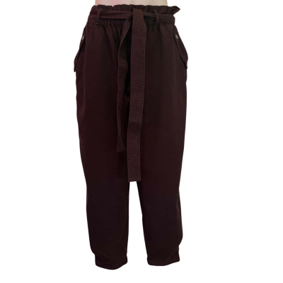 BNWT**Piper Paper Bag Jeans.  Chocolate.  Size 16 