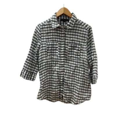 David Lawrence Womens Shirt Size 12 Green / White 