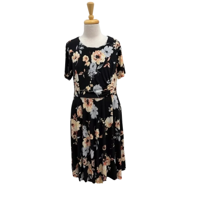 Noni B Floral A-line Dress.  Size 14.  New with tags