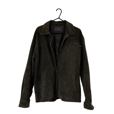 Vintage Lancia Gold Collection Genuine Leather Jacket Size L