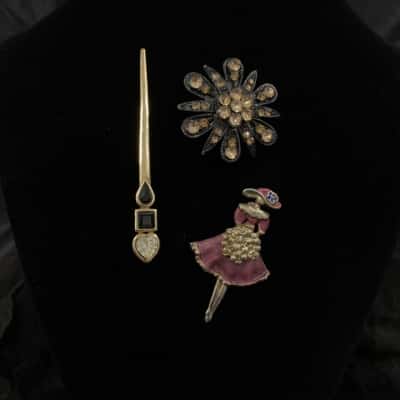  Womens Brooch Multicoloured 