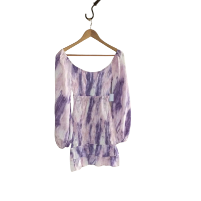 Minnie & Co.  Women's Size 6 Long Sleeve Dress Pink  / Purple 