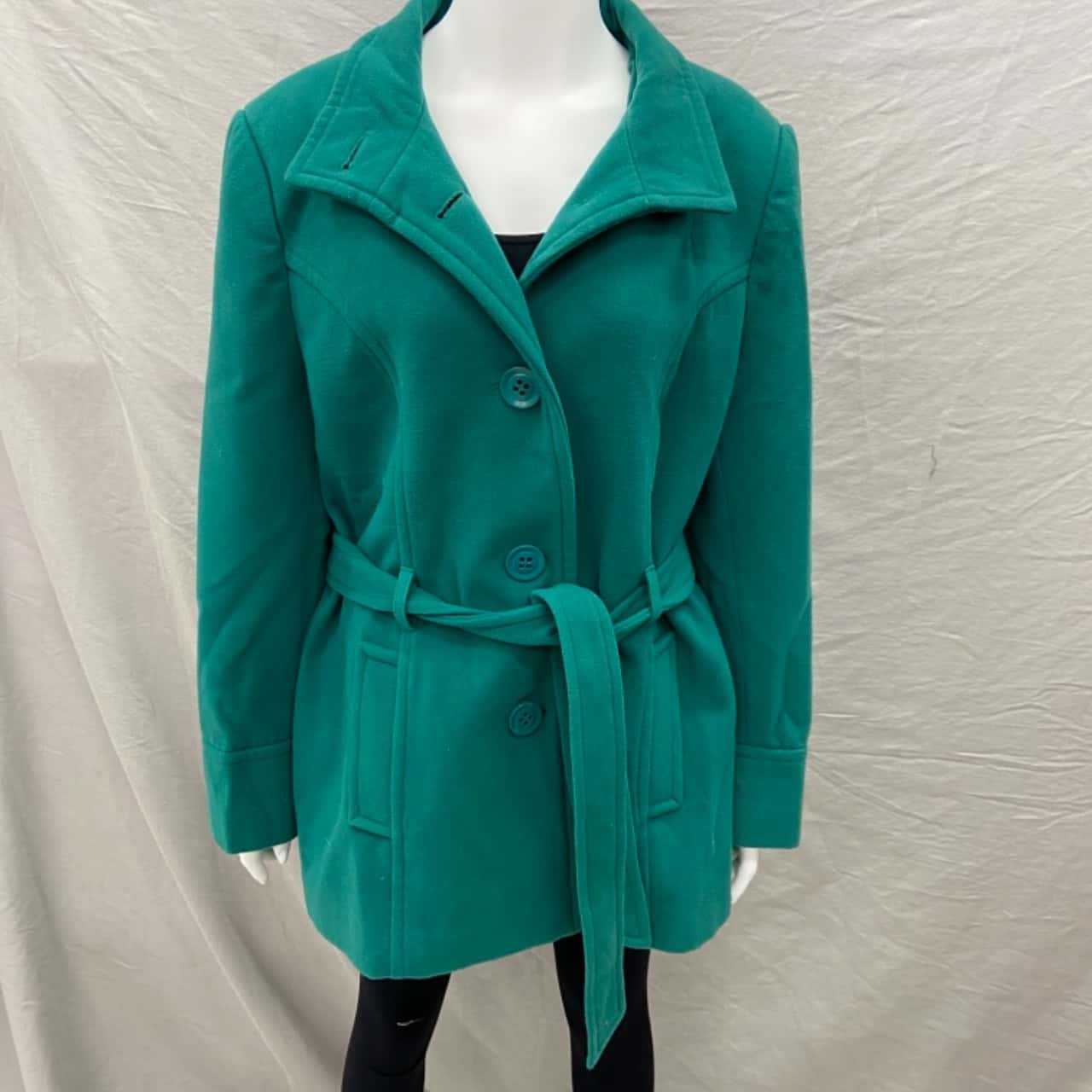 Womens Winter Coat Green 16(s)