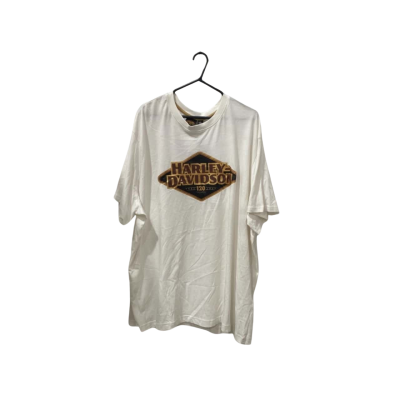 Harley Davidson 120th Anniversary Edition White Shirt Size 3XL