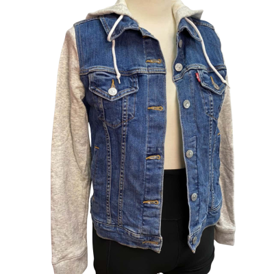 Levis Womens  Size S Denim Jacket With Hood