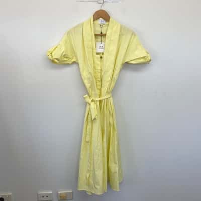 O.P. On Parks Lemon Florence Dress  Size 10 