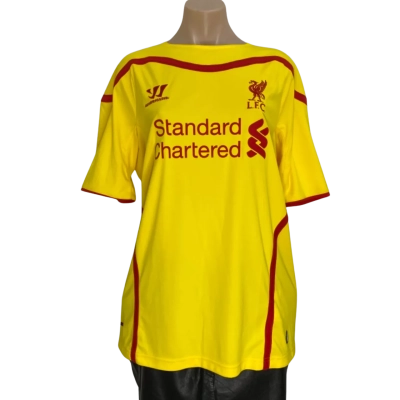 Liverpool 2014/2015 Away shirt by warrior  Size L 