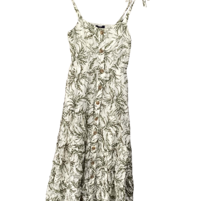 French Connection dress  Size 8 Green / White 