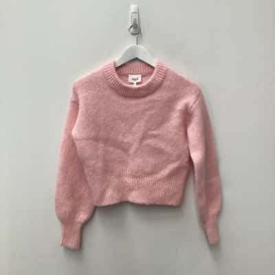 NEW - Seed Heritage Alpaca/Wool Blend Jumper Rose Petal Marle - Size XS