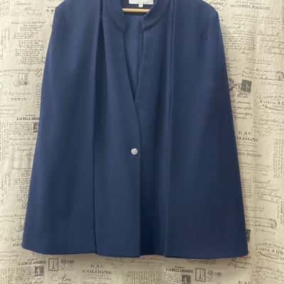 Table Eight Womens  Size 18 Open Jacket Navy Blue 