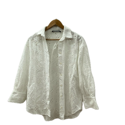 Zara Womens  blouse Size S White 