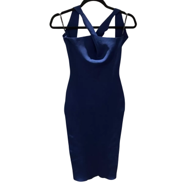 Sheike Women’s Size M Neck Halter Dress Navy