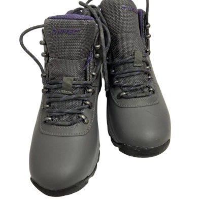 Hi-Tec  Womens  Size 37.5 Boots Grey / Purple 