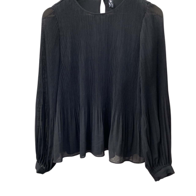 Zara Womens  Size M Blouse Black  
