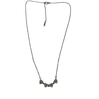 Stainless Steel Women's Necklace 4 Hearts 