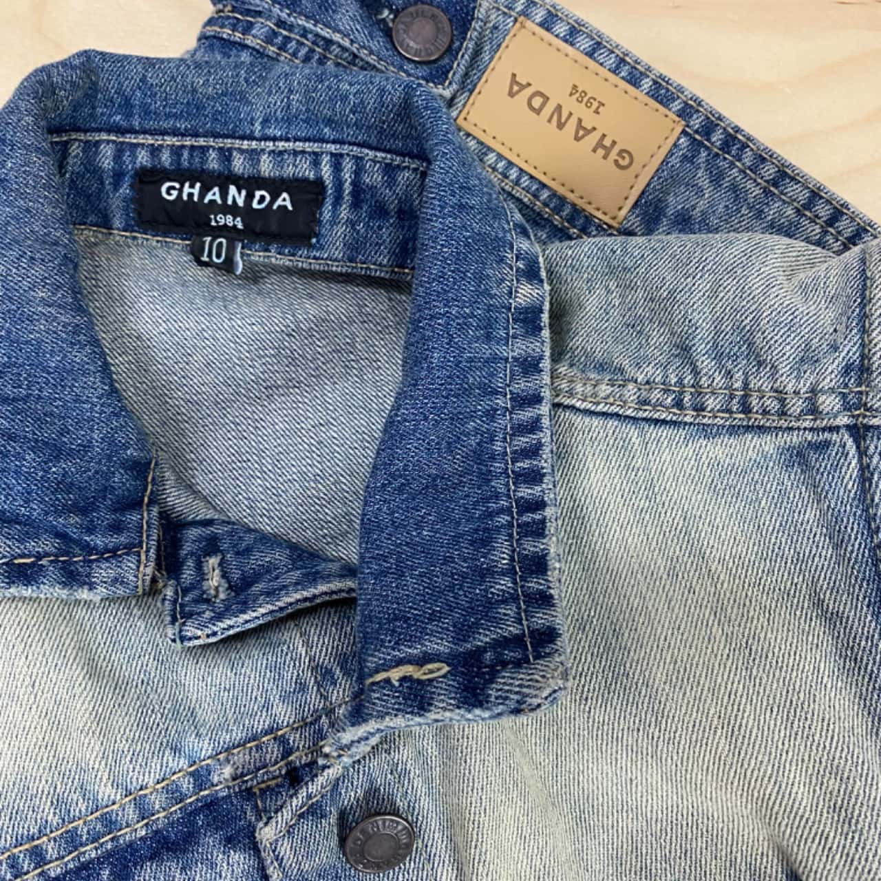 Ghanda Denim Vest Size 10