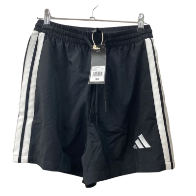 Adidas Womens  Size XS Black  / White Shorts