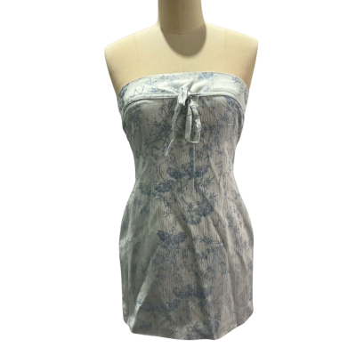 New With Tags! Lioness Women's Size M Club Lioness Mini Dress Blue Floral