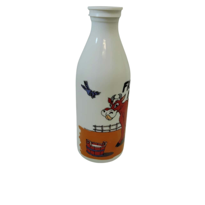 Milk Bottle Cow Design
