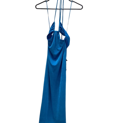 Ava & ever Womens Size 10 Blue midi sleeveless dress