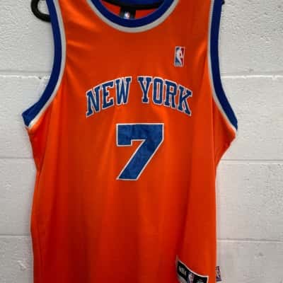 NBA Mens  Size XXL Jersey Blue / Orange New York knicks 