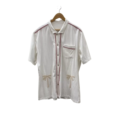 Barney Cools Mens  Size L Short Sleeve Shirt White 