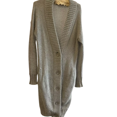 “Country Road”Womens  Size XS - Longline Cardigan-  Grey 