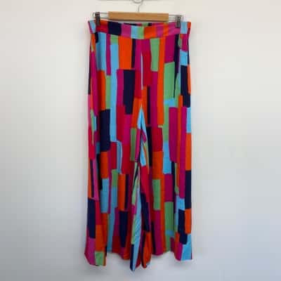 Label of Love Colourful Pattern Lorreta Pants  Size XL 