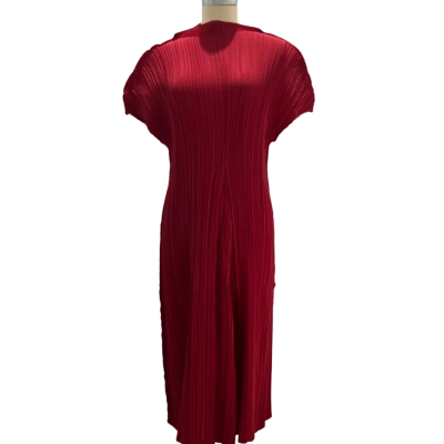designed dress Womens  Size 2 Midi Dress Red 