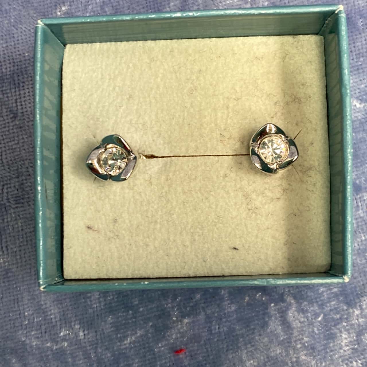 Stellar Rose Diamonte necklace and earrings set 60203 main image 1