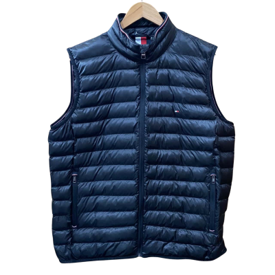 Tommy Hilfiger Black Puffer Vest Size Approx. L