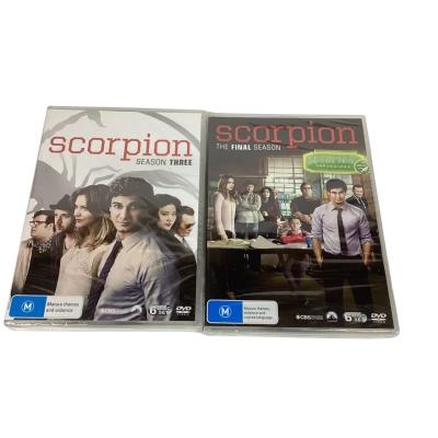 Scorpion Season Three & The Final Season (New Sealed)