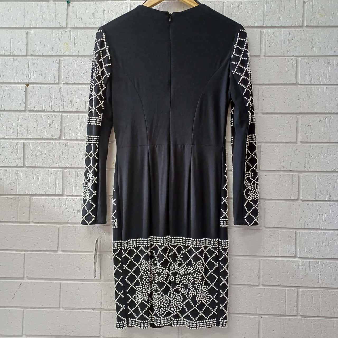 XSCAPE $299.00 Brand New Dress U.S.A Beading Dresses Black Design USA(s) -  New With Tags | Salvos Stores