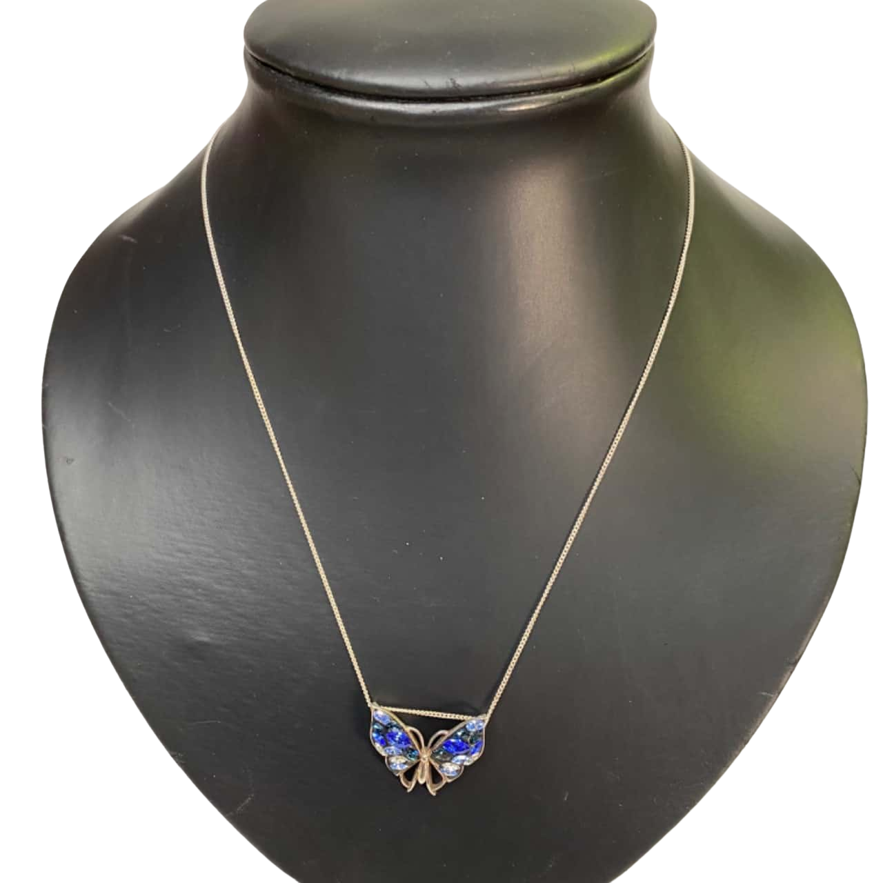 Butterfly Silver-Plated Necklace