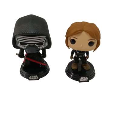 Star Wars Funko Pops – Kylo Ren #194 & Jyn Erso #138 #StarWars #FunkoPop #Collectibles