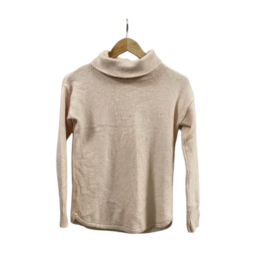 Trenery Womens  Size XS Turtleneck Knit Jumper Light Blush