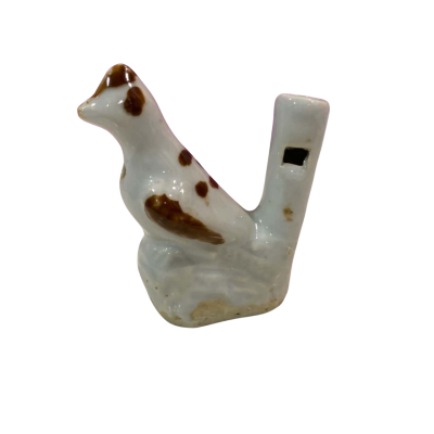 Vintage Ceramic Figural Bird Water Whistle 