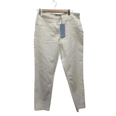Katies Womens  Size 10 Skinny Jeans White 