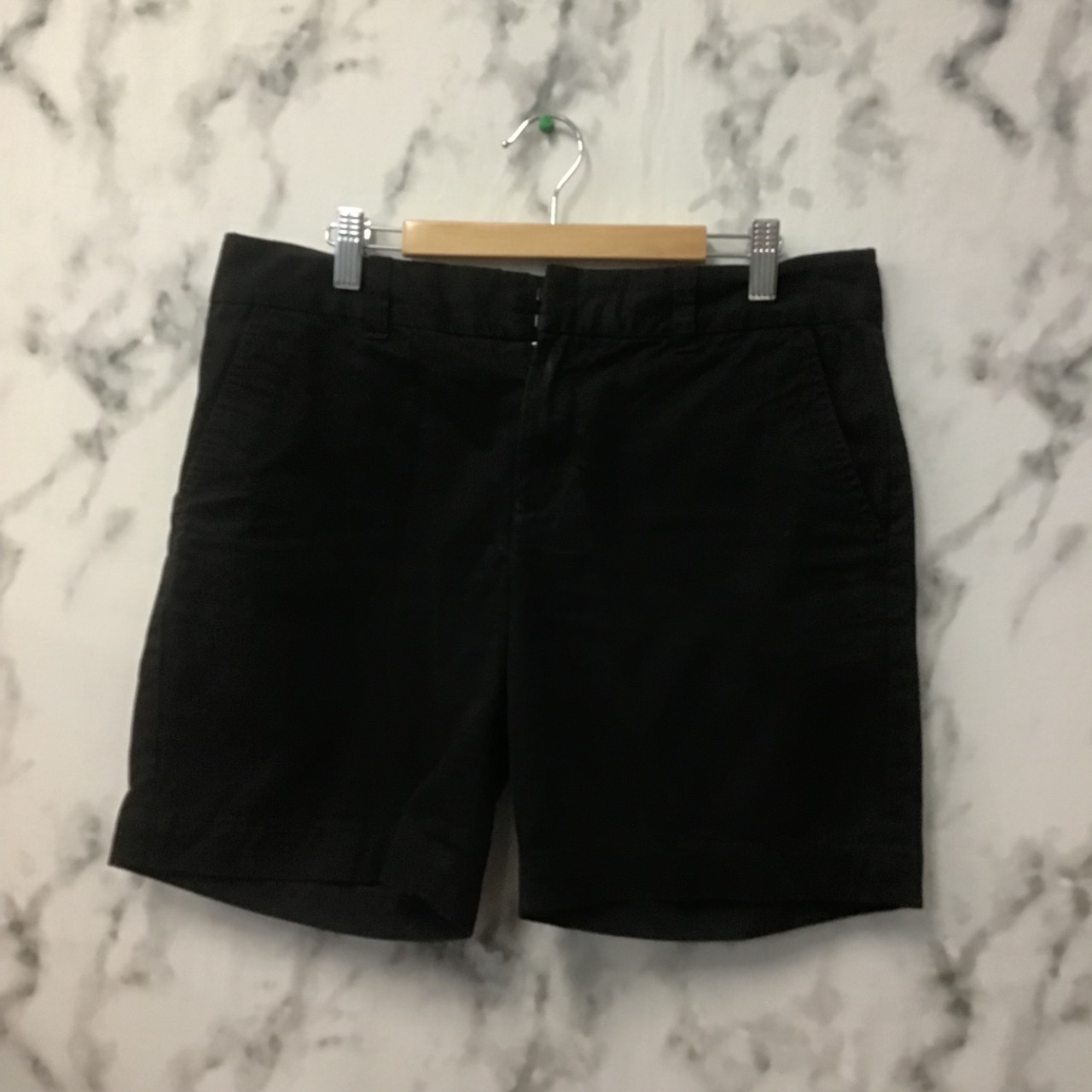 black tommy shorts