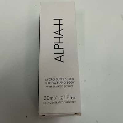 NEW - CLICK & COLLECT - ALPHA-H Micro Super Scrub For Face & Body 30ml