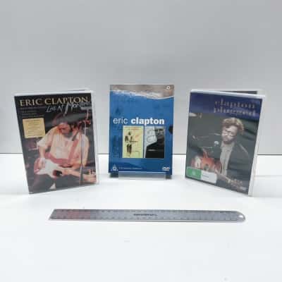 Eric Clapton DVD Lot Live At Montreux 1986 + Unplugged + Platinum Collection