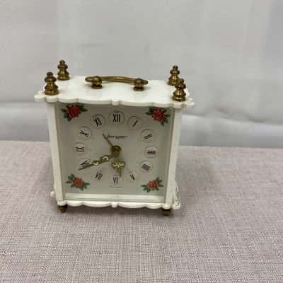 Vintage Jerger Wind up Clock Germany 