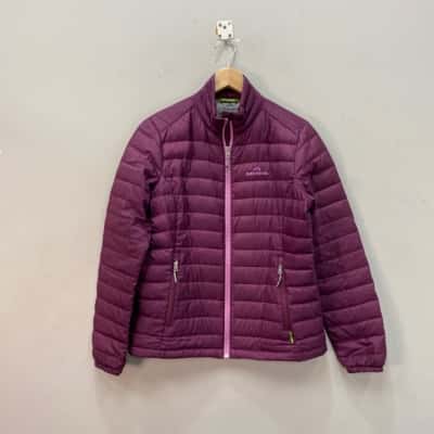 Kathmandu Womens  Size 12 Puffer Jacket Purple 