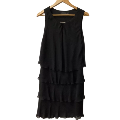 Liz Jordan Womens  Size 10 Cocktail Dress Black  F