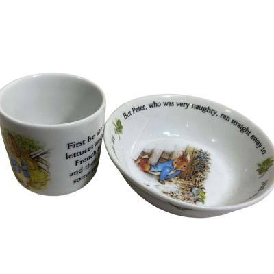 Wedgwood Peter Rabbit Bowl And Cup