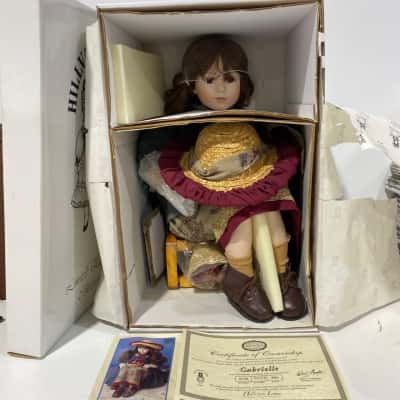 Hillview Lane Gabrielle Sitting Porcelain Doll