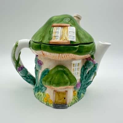 The Village Collectables by Annie Rowe - Thistle Cottage Teapot