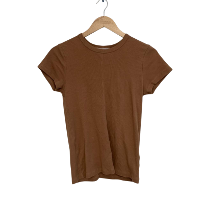 Assembly Label Size 12 Brown T-shirt