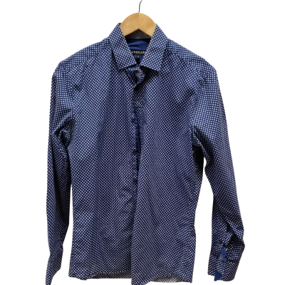 Tarocash Mens  Size S Navy Pattern Shirt