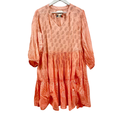 Lula Life Peach Boho Dress Size XL